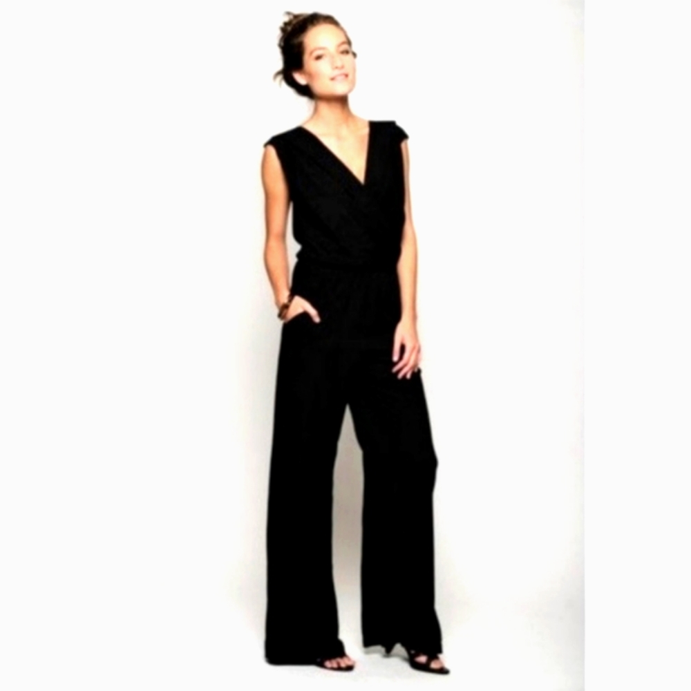 Oliver Grace Sabrina Crepe Surlice Jumpsuit